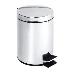 Ведро для мусора хромовое 12 л BEMETA 104315032