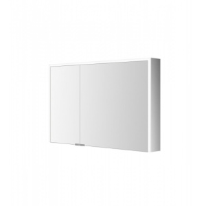 Зеркальный шкаф 1000*700 LED ИК-датчик корпус алюмий дверцы ЗЕРКАЛЬНЫЕ Розетка ESBANO