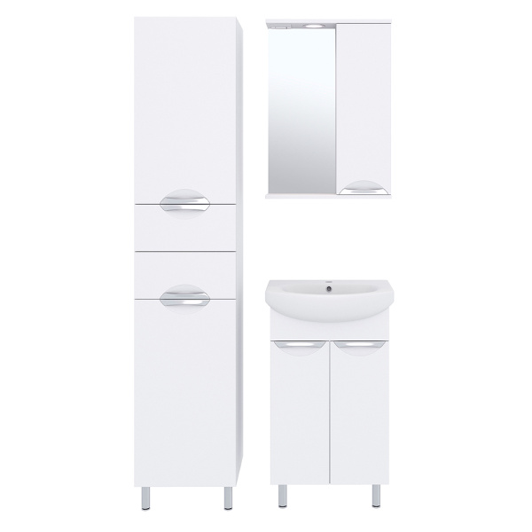 Тумба с раковиной Aqua de Marco Eleganse 50 белая