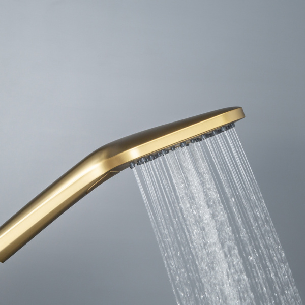 Душевая лейка AVS Cube брашированное золото