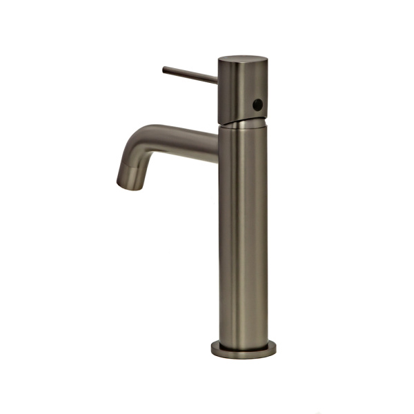 Смеситель для раковины AVS Slimmer оружейная сталь