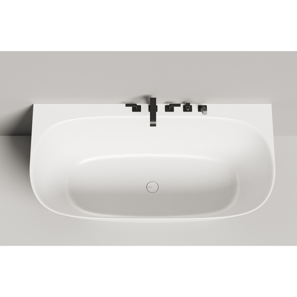 Ванна из искусственного камня Salini Sofia Wall S-Sense 160х80 белая
