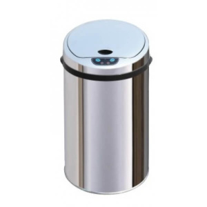 Ведро для мусора хромовое 12 л Сенсорное SCHEIN BISK-12