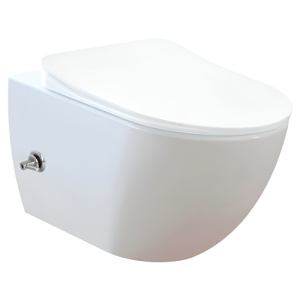 Унитаз подвесной Creavit Free FE322-34CB00E-0002 безободковый с биде