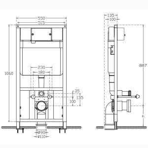 Комплект ISVEA 3в1: Infinity 10NF02001SV-2S инсталляция + кнопка смыва + унитаз + сиденье Комплект ISVEA 3в1: Infinity 10NF02001SV-2S инсталляция + кнопка смыва + унитаз + сиденье