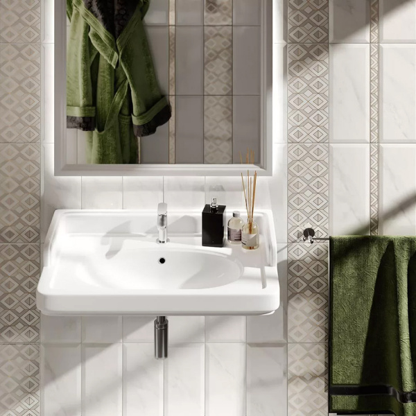 Раковина Kerama Marazzi Pompei 80х50 белая