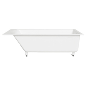 Ванна из искусственного камня Salini Cascata Kit S-Sense 170х75 белая, с ножками и донным клапаном