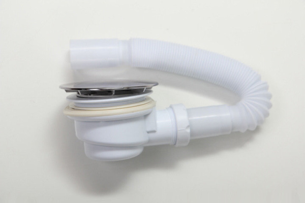 Поддон для душа BelBagno Tray 90x90 белый, четверть круга, акрил, с сифоном