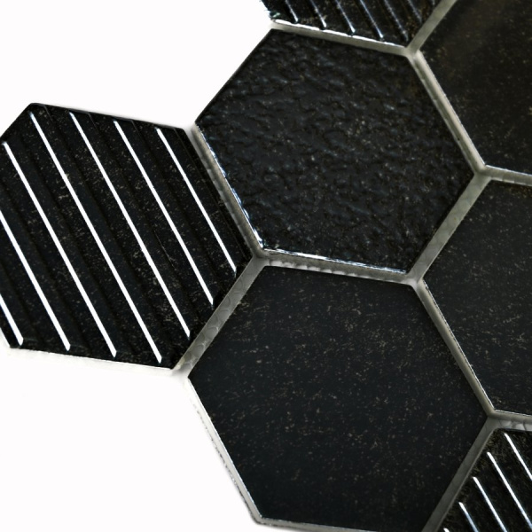 Мозаика Bonaparte Saba Iron 30,4x26,4 стеклянная