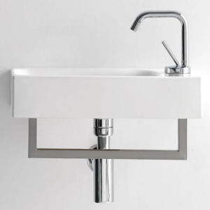 Раковина подвесная Kerasan Cento R 45x25 белая Раковина подвесная Kerasan Cento R 45x25 белая