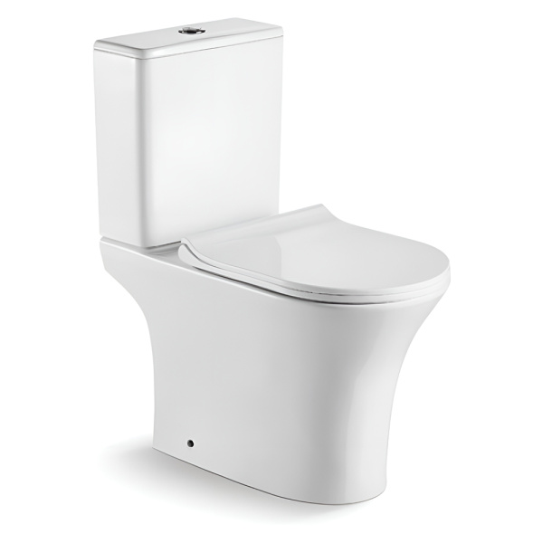 Унитаз-компакт AVS Хорда безободковый, белый Унитаз-компакт AVS Хорда безободковый, белый