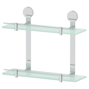 Полка стеклянная двойная Harmonie Artwelle HAR 037 Полка стеклянная двойная Harmonie Artwelle HAR 037