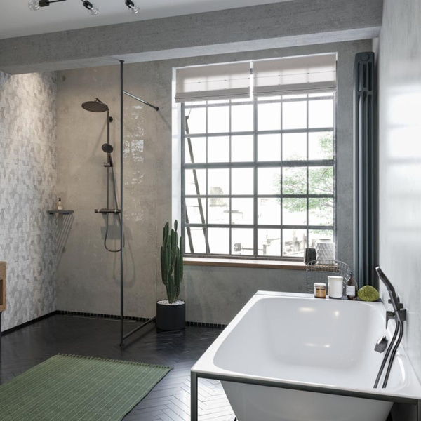 Душевая стойка Hansgrohe Croma Select S 26890340 черный хром