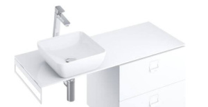 X000001381 Столешница 1200 Белый COMFORT RAVAK