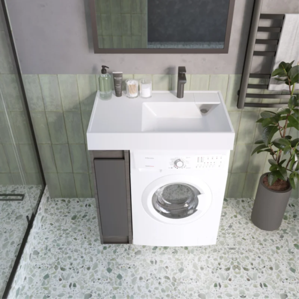 Раковина над стиральной машиной Madera Vega 80 белая