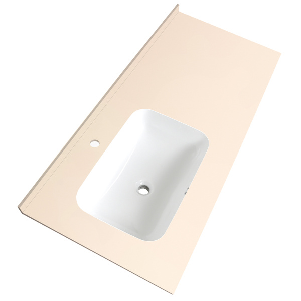 Раковина мебельная AVS Шарм 120x56 L белая/кремовая