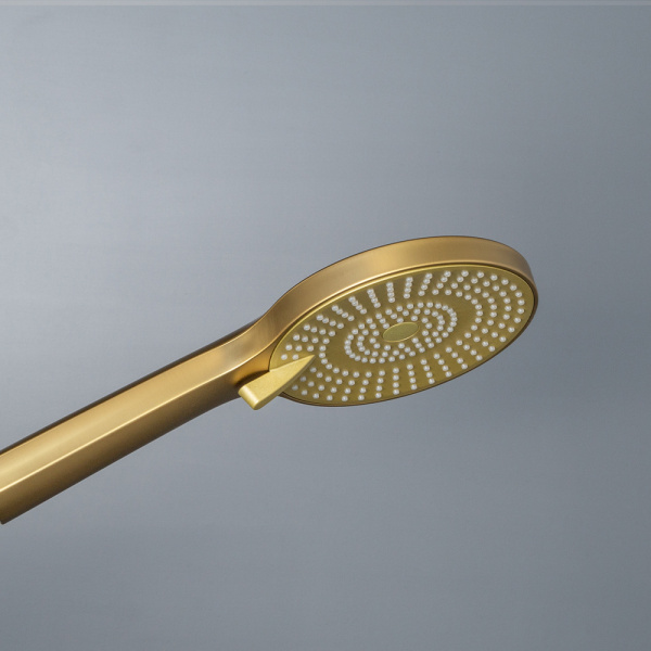 Душевая стойка AVS Pulse брашированное золото