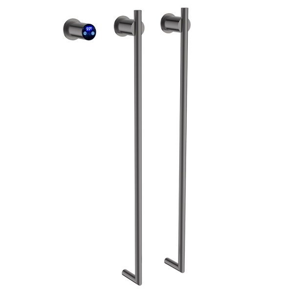 Полотенцесушитель электрический Terminus Рондо П2 35x76 оружейная сталь