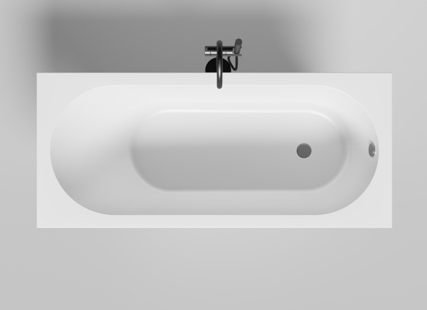 Ванна из искусственного камня Salini Ornella S-Sense 160x70 белая, с ножками Ванна из искусственного камня Salini Ornella S-Sense 160x70 белая, с ножками