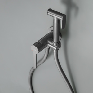 Гигиенический душ со смесителем AVS Elegant оружейная сталь Гигиенический душ со смесителем AVS Elegant оружейная сталь