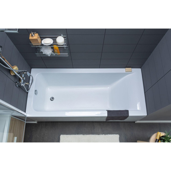 Акриловая ванна Aquanet Bright 165x70 белая c каркасом и экраном Акриловая ванна Aquanet Bright 165x70 белая c каркасом и экраном