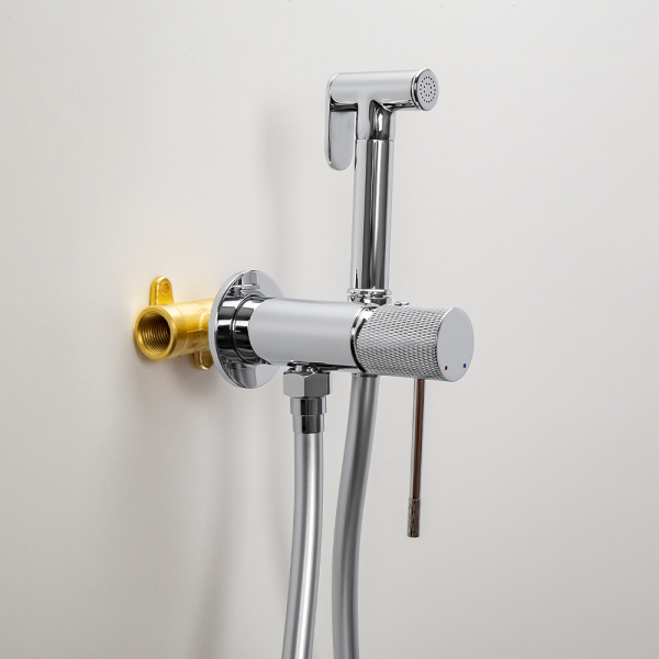 Гигиенический душ со смесителем AVS Seeme хром