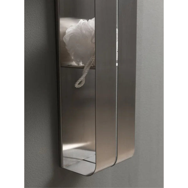 Полка Aquanet Магнум Н 334114 брашированная сталь