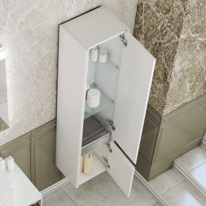 Тумба 700 2ящ + Пенал Белый мат Hanna DIBORG Тумба 700 2ящ + Пенал Белый мат Hanna DIBORG