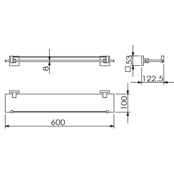 Полка 600 Langberger 11851A