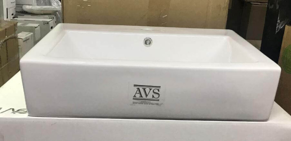 Раковина AVS Art basin 60х43 белая