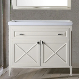 Тумба с раковиной ASB Wood Line Монте 100 бежевая