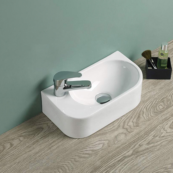 Рукомойник AVS Эстер 40x22 R, белый