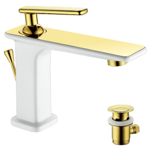 Смеситель для раковины Lemark Mista LM6406WG белый